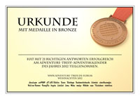 Bronze-Urkunde
